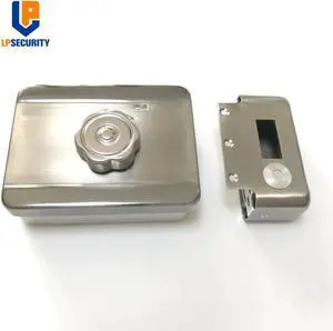 stainless steel Electric lock motor lock for access control gate door wired electric door lock can work with intercom