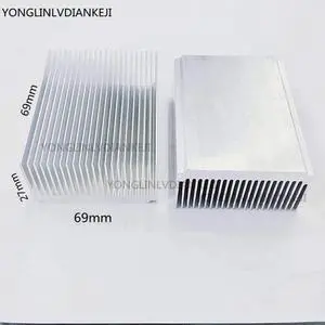 2pcs heat sink 69*27-69mm/20W led heatsink/fan heat sink/aluminum heat sink/diy heatsink
