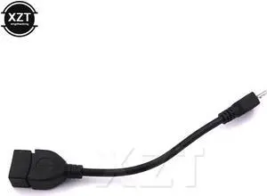 Alta Qualidade 10 pçs/lote Micro USB OTG Cabo para Android V8 Smart Phone Samsung HTC Huawei Memory Stick U-Disco de Dados MP3 MP4