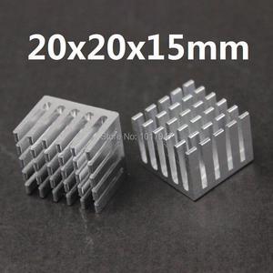 8 Pieces lot 20x20x15mm Aluminum Heatsink Radiator Heat Sink For IC Chip