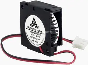 1pcs Cooler Cooling Blower Fan Ball For RepRap 3D Printer 2 Wires DC 12V 3cm 30mm x 10mm 3010