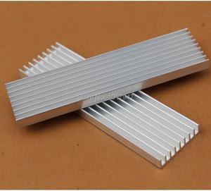 5 Pieces lot 100mm x 28mm x 6mm Aluminum Heatsink Radiator For Chip LED Computer Heat Sink