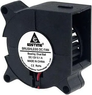 10 Pieces 40mm 4cm 3D Printer Fan 4020 Turbo Blower Fan 12V Ball Bearing Cooling Fan 40x40x20mm Cooling Fan 1m Cable