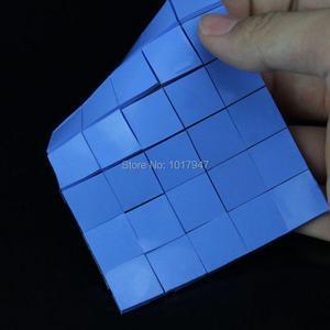 720 pieces 15 x 15 x 1.5mm Blue Silicone Conductive Compound Heatsink Thermal Pad
