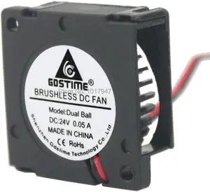 10 pieces lot Gdstime DC 24V 2pin Ball Centrifugal Turbine Exhaust Blower Fan 30mm x 10mm 3cm