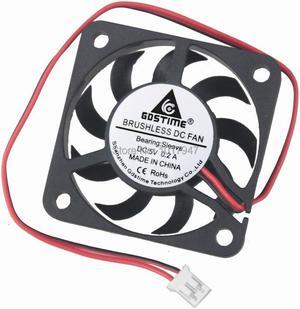 100 Pieces LOT Gdstime 4cm DC 5V Cooling Fan 2 Wire 7 Blade Brushless Cooler 40mm x 7mm
