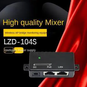 Gigabit Passive PoE injector/ PoE splitter RJ45 1000Mbps data speed with 2.1x5.5mm DC connector for IP Camera VOIP Phones