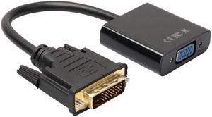 Full HD 1080P DVI-D DVI To VGA Adapter Video Cable Converter 24+1 25Pin To 15Pin Cable Converter for PC Computer Monitor
