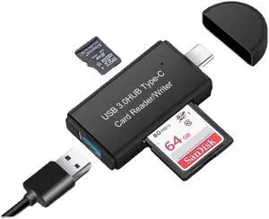 Micro USB Type C USB OTG Card Reader High-speed 3.0 USB Micro USB OTG TF/SD Adapter for Type-C USBC Computer Extension Header PC