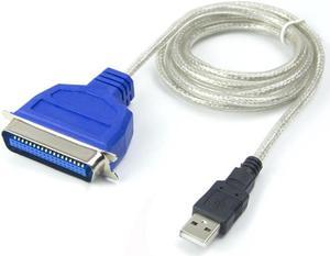 USB2.0 Print Cable Male To Female Parallel Port Cable IEEE 1284 36pin Printer Adapter Converter USB To DB36 CN36 1.5M 1Pcs