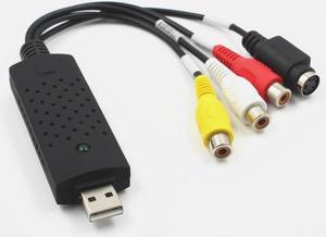 Video Capture Card USB 2.0 TV Tuner VHS To DVD Video Capture Converter  Audio for Win7/8/XP/Vista with USB Cable