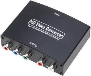 Video Resolution 1080P Output Video Device Switch Dock Adapter Low Resolution To High  Video Converter YPBPR To HDMI-compatible Video Resolution 1080P Output Video Device Switch Dock Adapter Low Resolution To High  Video Converter YPBPR To HDMI-compatible