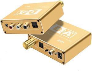 Digital To Analog Audio Converter Digital Fiber Coaxial To 5.1 Channel Adjustable 3.5mm Converter Coaxial Digital Analog Signal