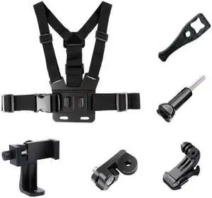 Unversal Chest Shoulder Mount Phone Camera Strap with Adjustable Chesty Holder Vest Belt Neck J-HOOK Harness For GoPro Phone