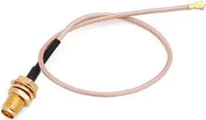 1 Pair IPEX to SMA Antenna Extension Cable for Mini PCI-E WiFi Card RF-SMA to IPEX U.FL Connector Antenna Pigtail Adapter