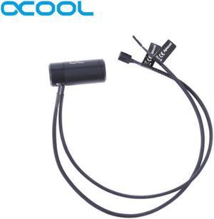100% Alphacool ES Flow And Temperature Indicator " High Flow" With RPM Signal,2X G1/4",Water Cooling Measure Meter