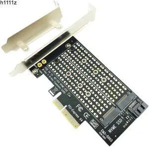 PCI Express PCIE to M2 Adapter NVME SATA M.2 SSD PCIE Adapter NVME/SATA M2 PCI E Adapter SSD M2 to SATA PCI-E Card M Key + B Key PCI Express PCIE to M2 Adapter NVME SATA M.2 SSD PCIE Adapter NVME/SATA M2 PCI E Adapter SSD M2 to SATA PCI-E Card M Key + B Key