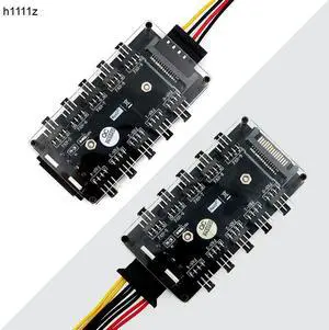 Fan HUB Adapter 4Pin Molex or SATA 15Pin Power Connector CPU Cooler PC Chassis Case Cooling Fan Splitter 3 pin 4 pin Fan Adapter Fan HUB Adapter 4Pin Molex or SATA 15Pin Power Connector CPU Cooler PC Chassis Case Cooling Fan Splitter 3 pin 4 pin Fan Adapter