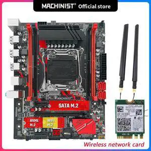 X99 Motherboard With Wifi Card Combo Kit Set Support LGA 2011-3 Processor CPU DDR4 Memory RAM x99 RS9