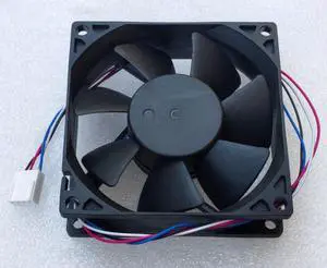 80mm 8cm PWM CPU Cooling Fan AD0812MB-A7BGL 8025 Double Ball DC 12V 0.15A Mute Silent Quiet Temperature Control