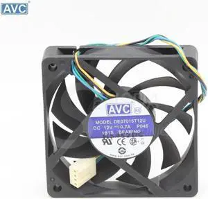 For AVC 7015 DE07015T12U 12V 0.7A 4Wire pwm computer CPU Cooler Cooling Fan For AVC 7015 DE07015T12U 12V 0.7A 4Wire pwm computer CPU Cooler Cooling Fan