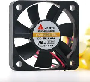 Ultra Quiet For Y.S Tech Yw05010012bl 5010 12v 0.09a Storage Charger Fan