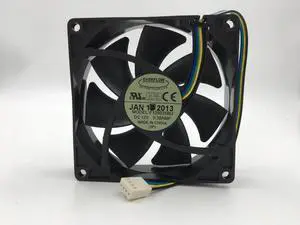 pwm fan EVERFLOW F129025BU 9cm 9025 12V 0.38A 4 lines pwm computer CPU chassis cooling fan