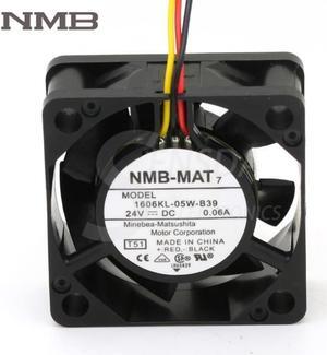 For NMB 1606KL-05W-B39  DC 24V 0.06A 40mm 40x40x15mm Server Square Fan 3-wire axial cooling fans
