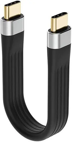 4K USB-C 3.1 Gen 2 Cable 10G Emark Chip Short Type C USB-C to USB-C Video Sync Charger Cable PD 60W 4K Video 4K USB-C 3.1 Gen 2 Cable 10G Emark Chip Short Type C USB-C to USB-C Video Sync Charger Cable PD 60W 4K Video