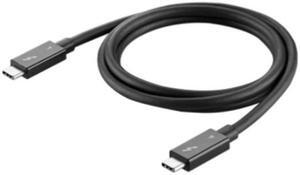 Thunderbolt 4 Cable 40Gbps for Thunerbolt 4 Dock Station Thunderbolt4 Male to Thunderbolt Male Cord for Laptop 1.2M