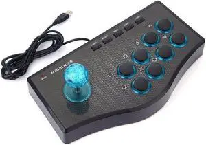 3 In 1 USB Wired Game Controller Arcade Fighting Joystick Stick For PS3 Computer PC Gamepad Engineering Design Gaming Console