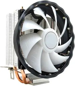 Durable 12V RGB Fan Led CPU Cooler  3 Pin 2 Heatpipes Desktop Computer Silent Cooling Radiator Copper For LGA 1155/1151 AMD