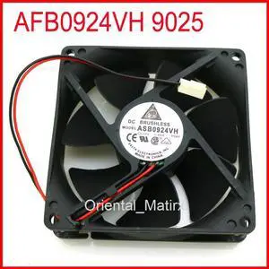 AFB0924VH 9025 24V 0.40A 2Wire 2Pin Computer CPU Cooler Cooling Fan