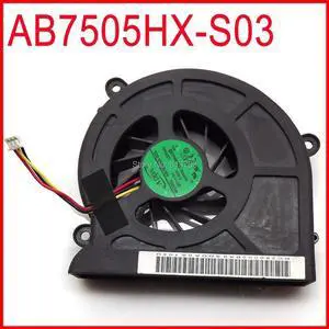 AB7505HX-S03 KSB06105HB DC5V 0.4A Fan For Toshiba Qosmio X300 X305 CPU Cooling Fan