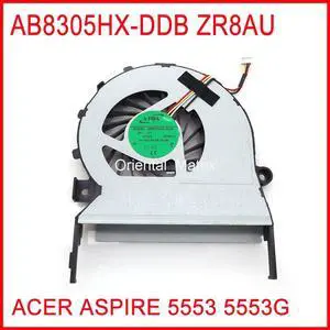 AB8305HX-DDB ZR8AU DC5V 0.5A For ACER ASPIRE 5553 5553G CPU Cooler Cooling Fan