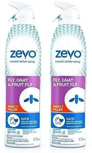 2-ZEVO FLY, GNAT & FRUIT FLY SPRAYS 10 OZ EACH
