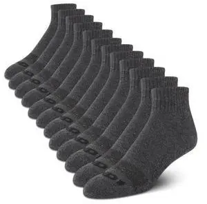AND 1 PRO PLATINUM MEN'S ANKLE SOCKS 12 PAIR PACK ARCH COMPRESSION NEW 10-13