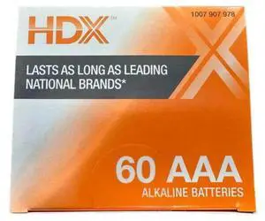 60-HDX AAA BATTERIES ALKALINE 03/2035 BRAND NEW 60-HDX AAA BATTERIES ALKALINE 03/2035 BRAND NEW