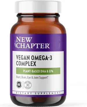 NEW CHAPTER VEGAN OMEGA-3 COMPLEX 30 VEGAN CAPSULES NEW CHAPTER VEGAN OMEGA-3 COMPLEX 30 VEGAN CAPSULES