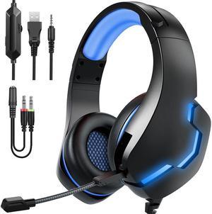 Head-mounted Wired Headset Wire-controlled Luminous Esports Mobile Phone Computer Game Headset