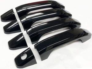 Acaigel 8pcs Door Handle Covers Glossy Black For 2014-2020 Chevrolet Silverado GMC Sierra