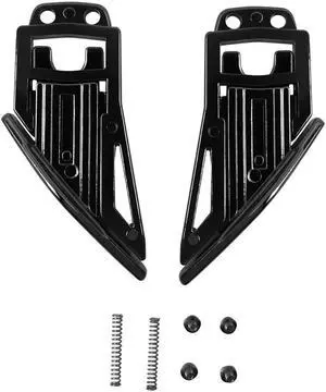 FYUU USA Black Helmet Visor Accessories Pivot Kit Base Plate For AGV Pista GP R GP RR