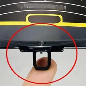 Furulu Black Helmet Lock Catch Latch with Screw For Pista GP R GP RR Corsa Accessories