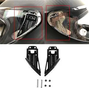 Acaigel USA Black Helmet Visor Accessories Pivot Kit Base Plate For AGV Pista GP R GP RR