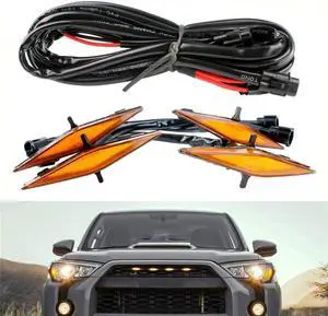 Acaigel 4 Pcs Amber Grille LED Lights For Toyota 4Runner 2014-2021
