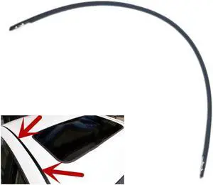 Yassdwbn 1PC Front Right Roof Molding Trim Black 74306-TBA-A00 For 2016-2021 Honda Civic
