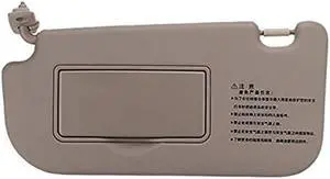 Acaigel Sun Visor with Mirror Beige Left Driver Replacement New For 2005-2010 Kia Sportage