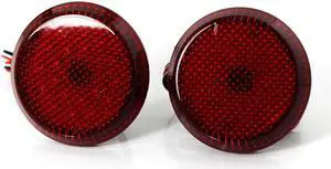 Acaigel Red Lens LED Tail Rear Bumper Reflector Lights For Toyota Corolla 2007-2010