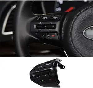 FYUU Car Steering Wheel Left Audio Control Switch Button For 2014-15 Kia Optima K5 Us