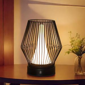 Portable Cordless Lantern Outdoor Table Lamp, Rechargeable LanternEasy 3-Step Touch Dimmable Outdoor Night Lamp